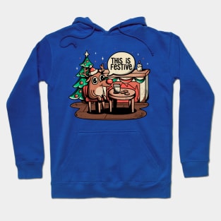 This is Festive - Funny Meme Christmas Gift Hoodie